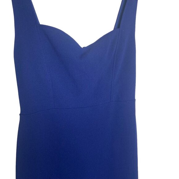 Lulus Dress Size XL Sweetest Thing Navy Blue Mermaid Maxi Sweatheart - Picture 4 of 7